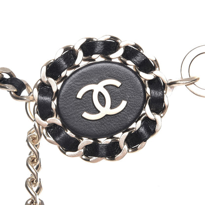 Chanel Lambskin Chain CC Fancy Belt 90 Black Gold 4 of 8
