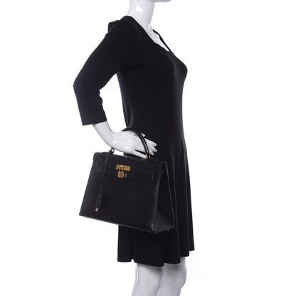 Hermes Box Kelly Sellier 32 Black 2 of 13