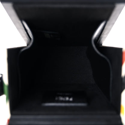 Fendi X SARAH COLEMAN Vitello Grace Light FF Vertigo Box Bag White Ice Multicolor 7 of 10