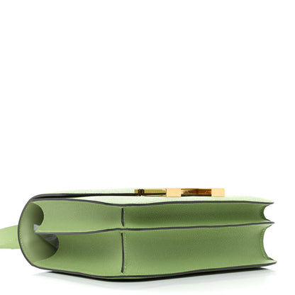 Hermes Epsom Constance 24 Vert Criquet 3 of 4