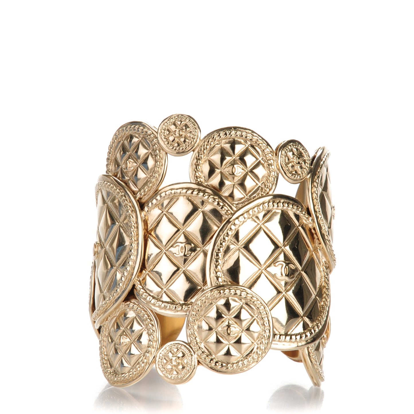 Medallion Coin CC Cuff Gold