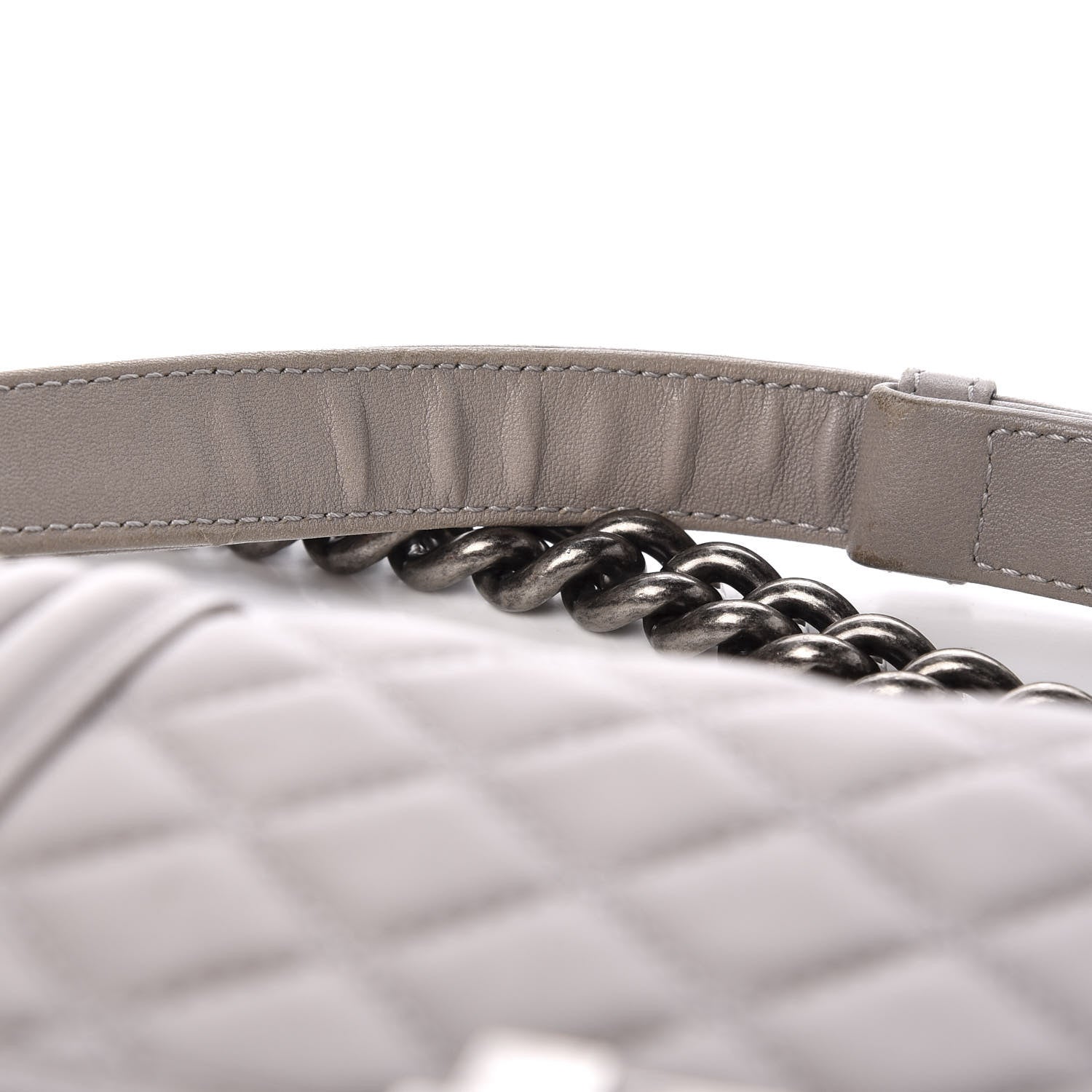 Chanel Calfskin Quilted Small Boy Flap Taupe 7 of 11