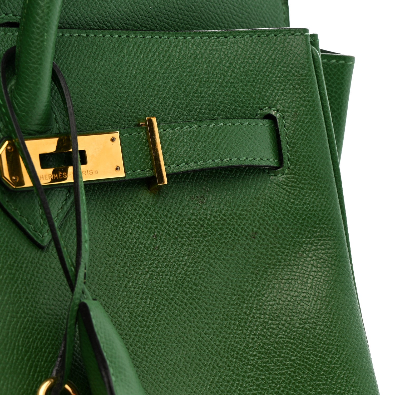 Hermes Courchevel Birkin 35 Vert Clair 11 of 14