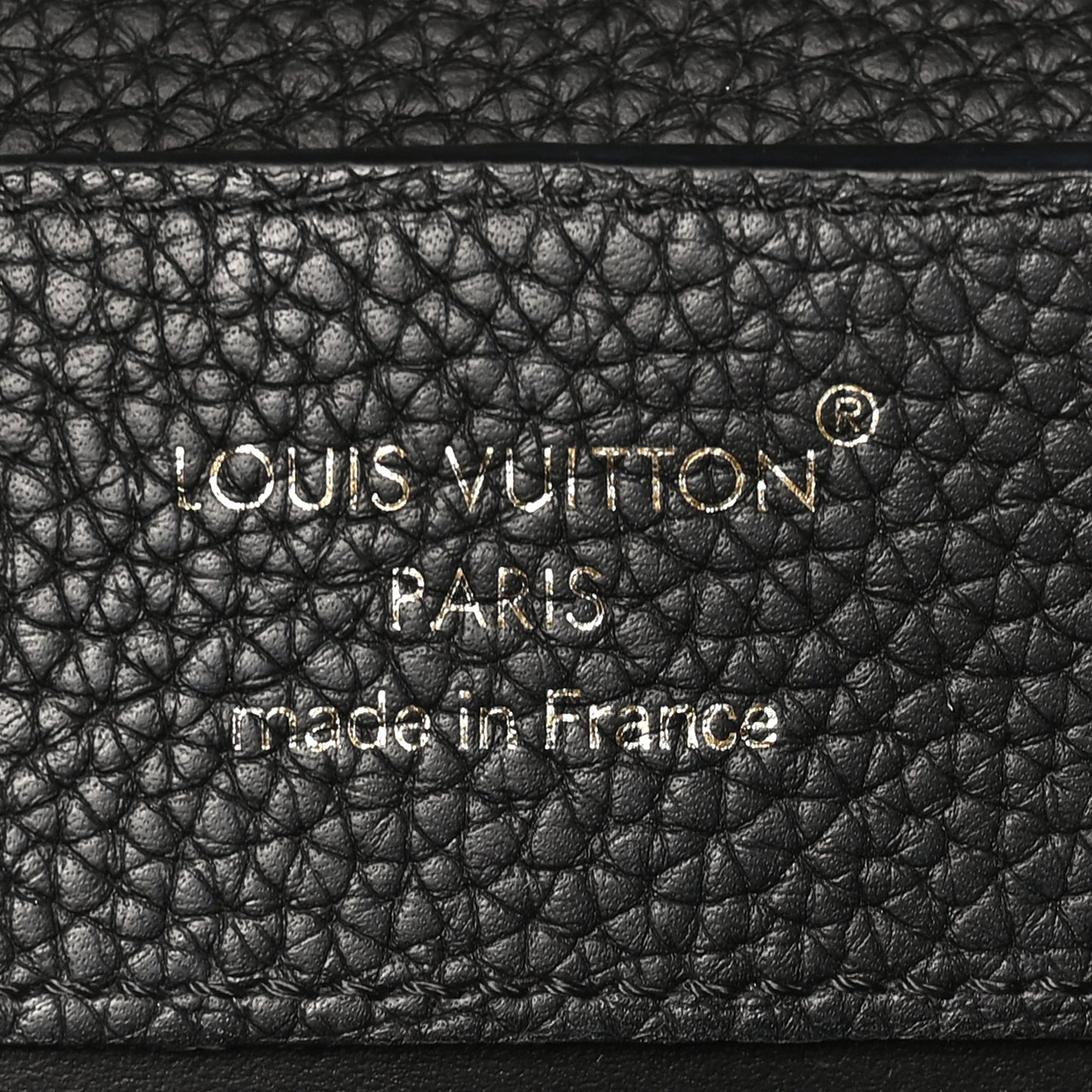 Taurillon Mother of Pearl Capucines BB Black