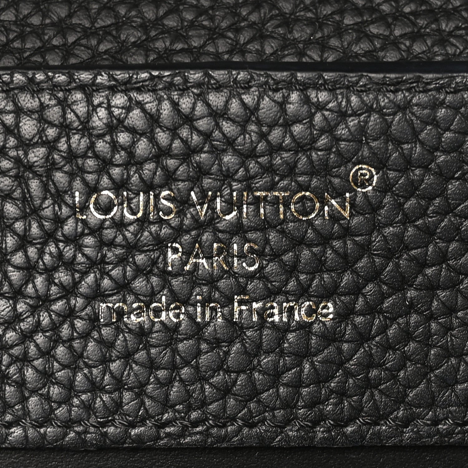 Louis Vuitton Taurillon Mother of Pearl Capucines BB Black 6 of 9