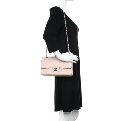 Chanel Caviar Quilted Medium Double Flap Light Pink 2 of 13