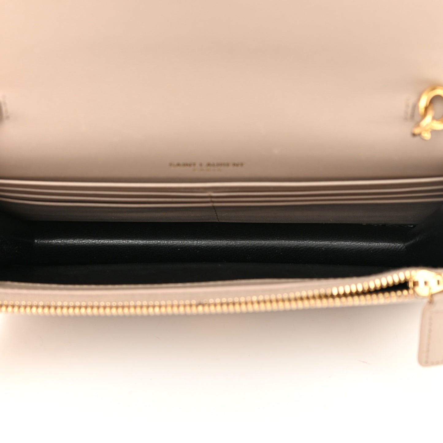 Smooth Calfskin Classic Monogram Kate Tassel Chain Wallet