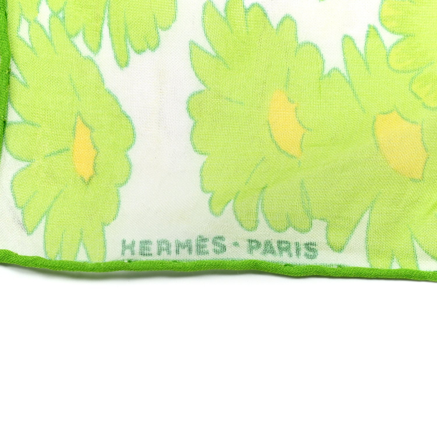 Hermes Silk Fleurs et Carlines II Pocket Square 2 of 5