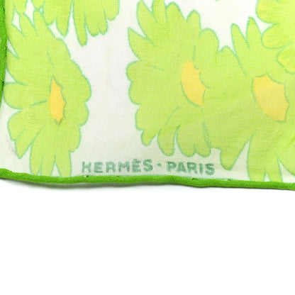 Hermes Silk Fleurs et Carlines II Pocket Square 2 of 5
