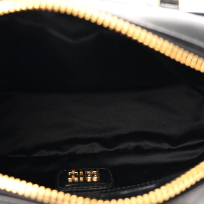 Miu Miu Calfskin Regular Arcadie Top Handle Bag Black 5 of 10