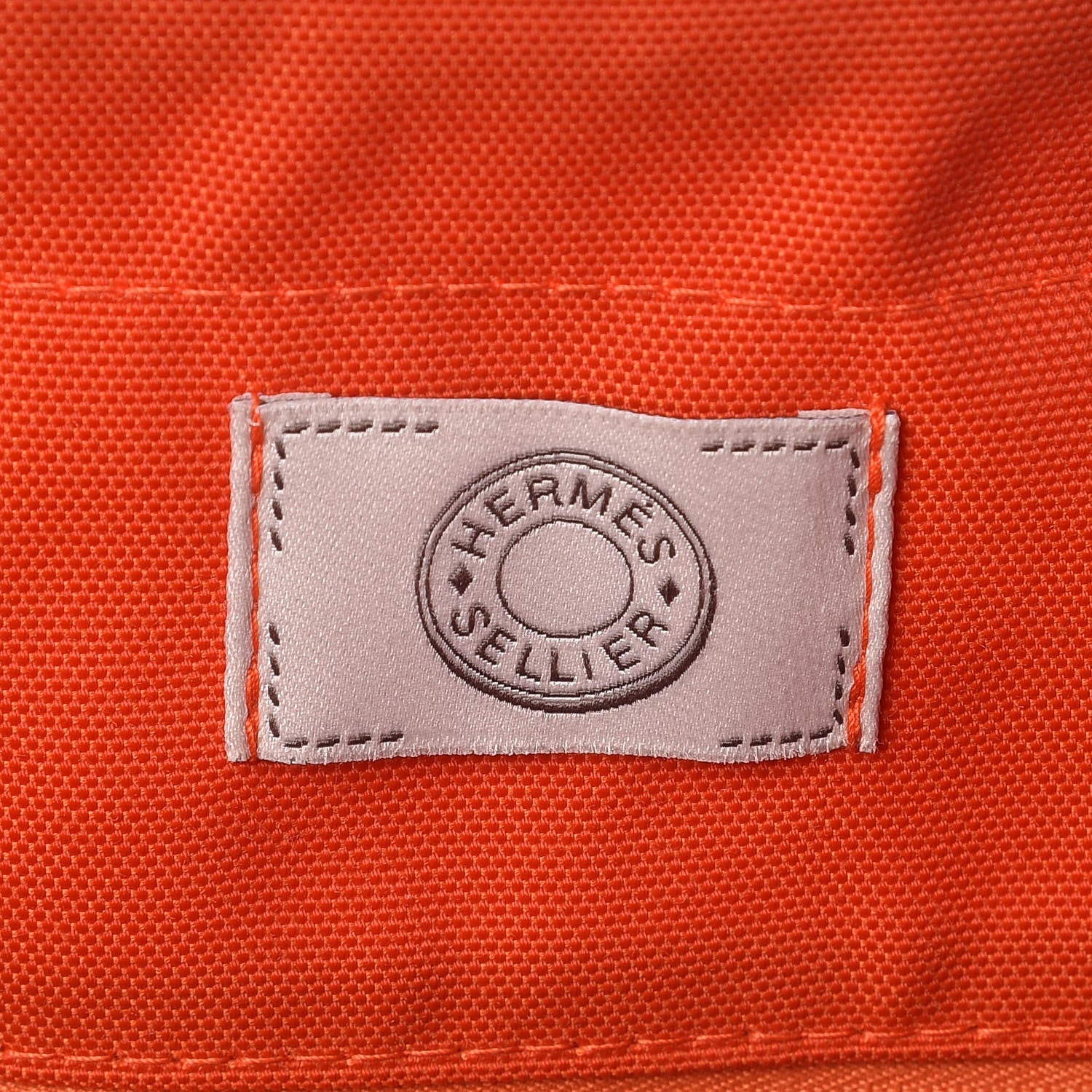 Hermes Toile Sac De Pansage Groom Kaki Feu 11 of 11