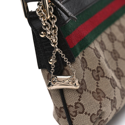 Gucci Monogram Web Pochette Dark Brown 5 of 5