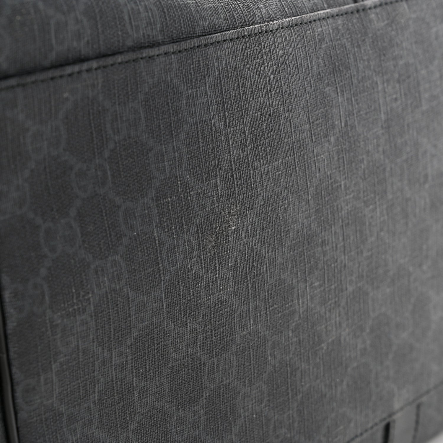 Gucci GG Supreme Monogram Medium Carry-On Duffle Bag Black Grey 11 of 16