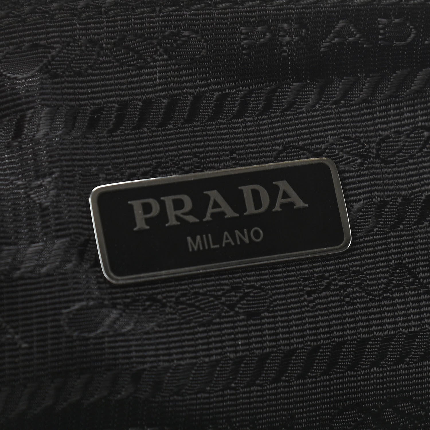 Prada Tessuto Nylon Saffiano Mini Re-Edition 2005 Bag Black 8 of 9