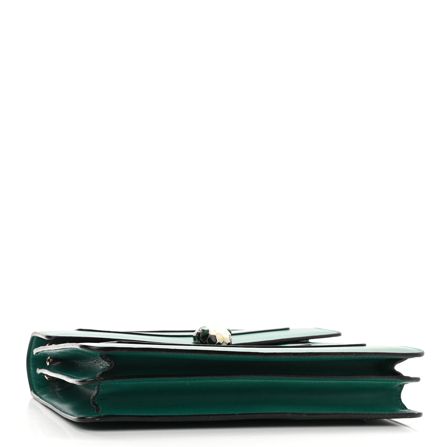 Calfskin Serpenti Forever Shoulder Bag Emerald Green