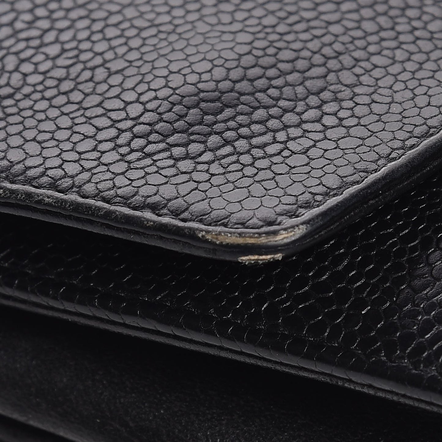 Caviar CC Wallet on Chain Black