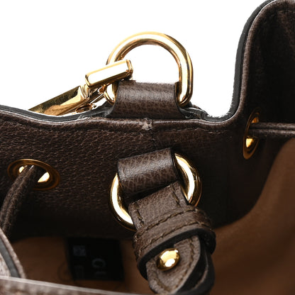 Gucci GG Supreme Monogram Web Small Ophidia Bucket Bag Brown 11 of 16