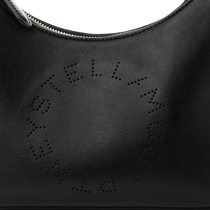 Stella McCartney Eco Alter Nappa Perforated Logo Small Shoulder Bag Black 8 of 11