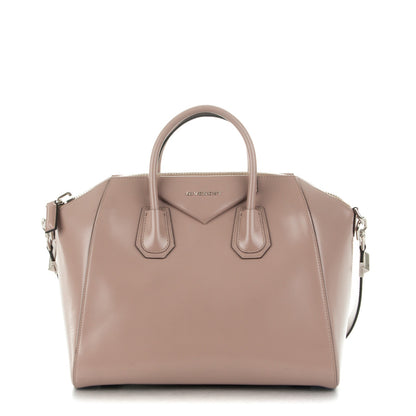Givenchy Shiny Lord Calfskin Medium Antigona Taupe 1 of 8