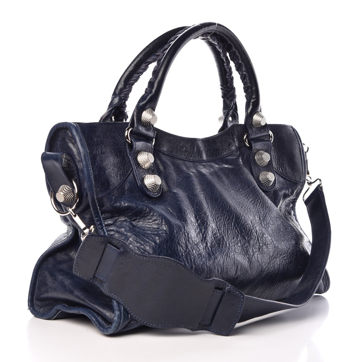 Balenciaga Agneau Giant 21 Silver Hardware City Marine 4 of 14