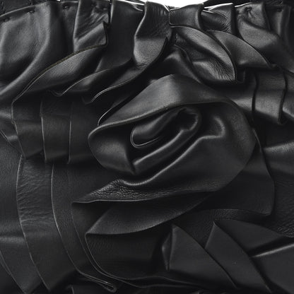 Valentino Garavani Nappa Pleated Tote Black 9 of 9