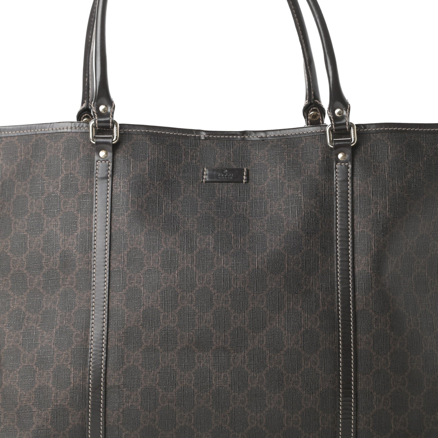 GG Plus Large Joy Tote Dark Brown