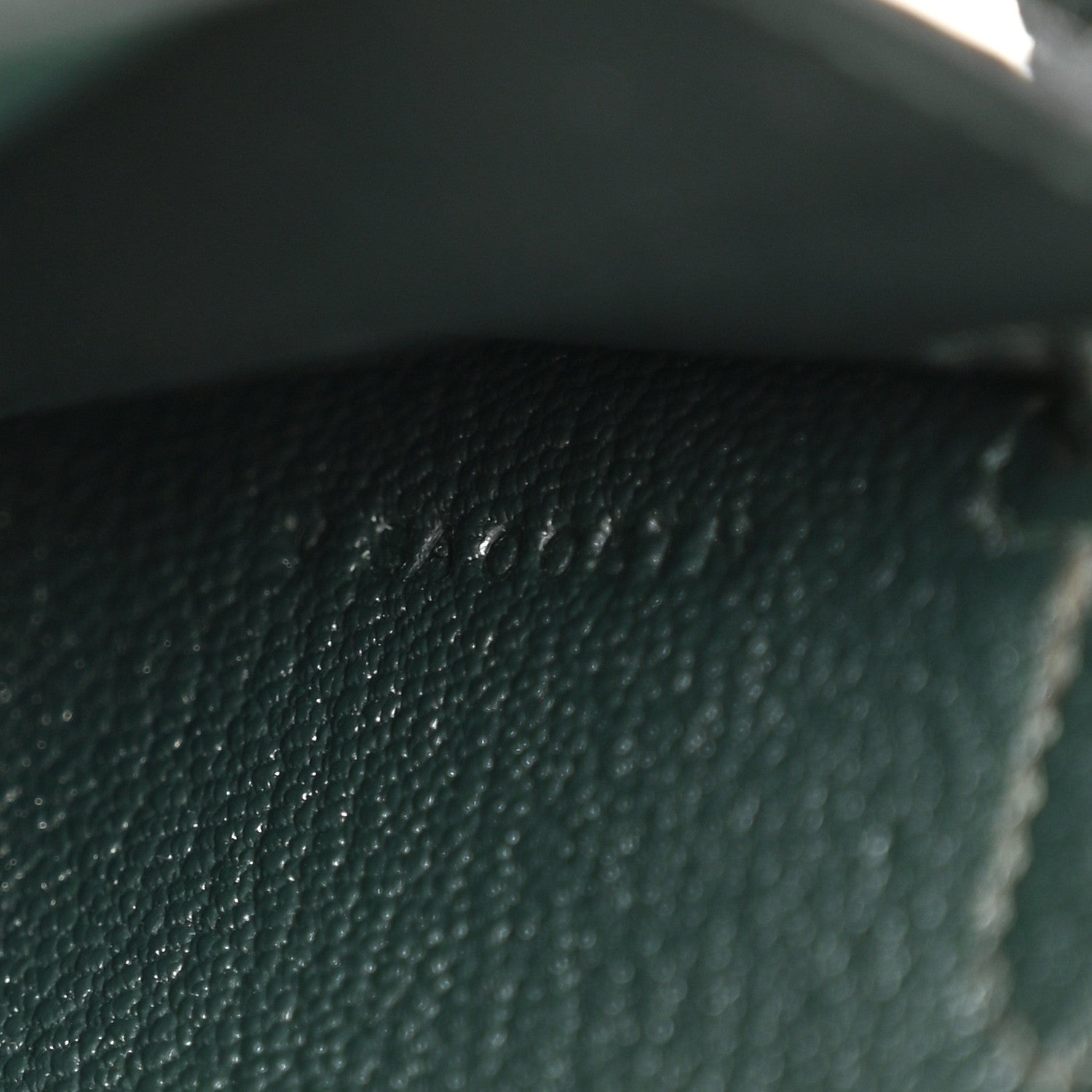Hermes Ostrich Kelly Wallet To Go Vert Titien 7 of 11