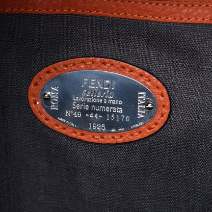 Fendi Cuoio Romano Selleria Backpack Orange 6 of 11