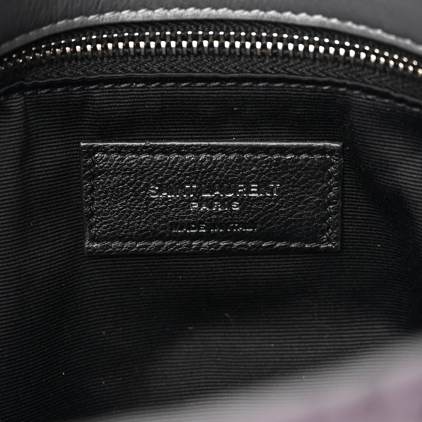 Crushed Velvet Quilted Small Loulou Puffer Monogram Chain Satchel Cloud Grey