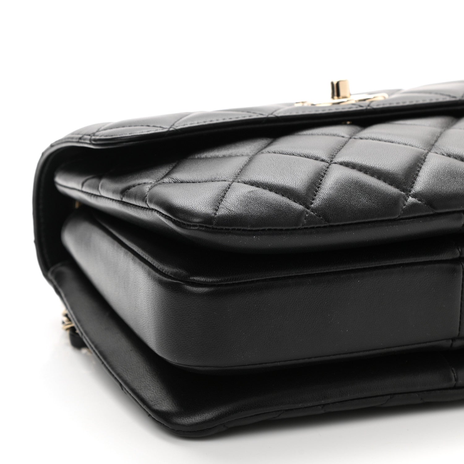 Chanel Lambskin Quilted Small Trendy CC Dual Handle Flap Bag Black 10 of 12