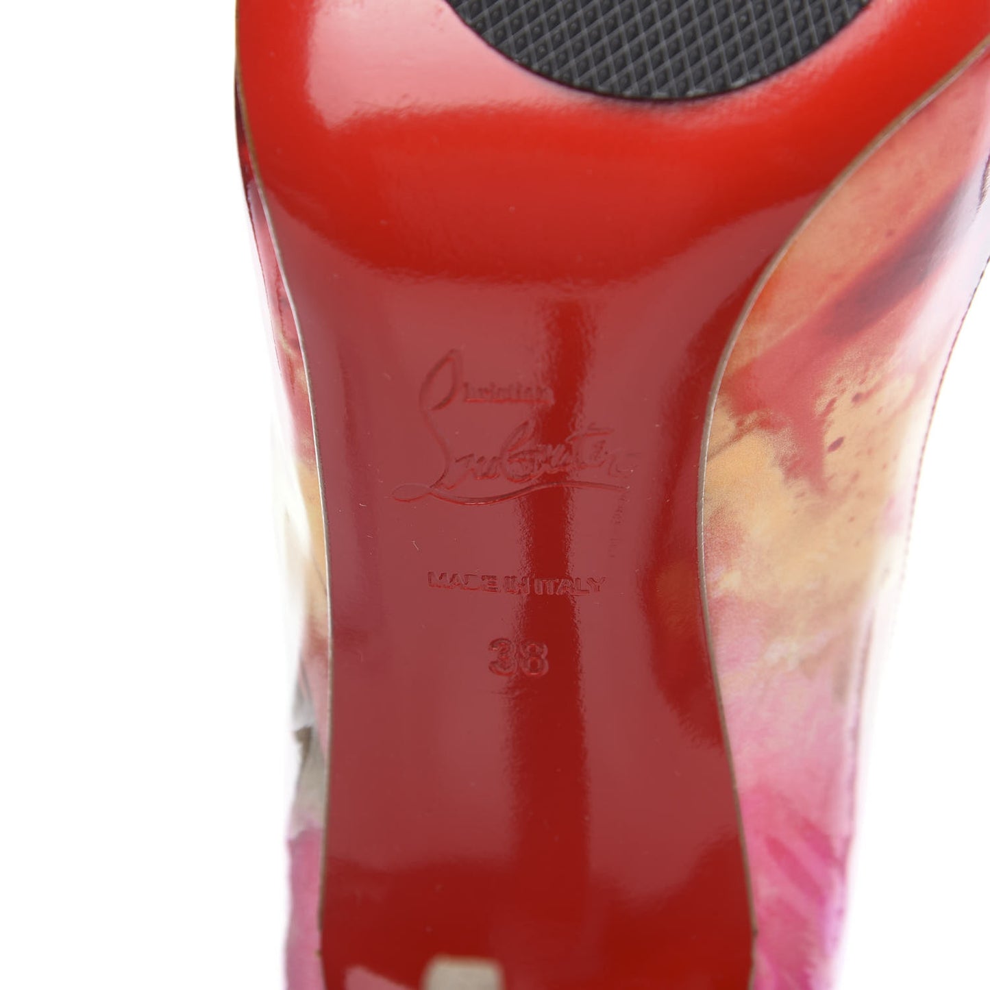 Patent Tie and Dye Pigalle Follies 100 Pumps 38 Multicolor