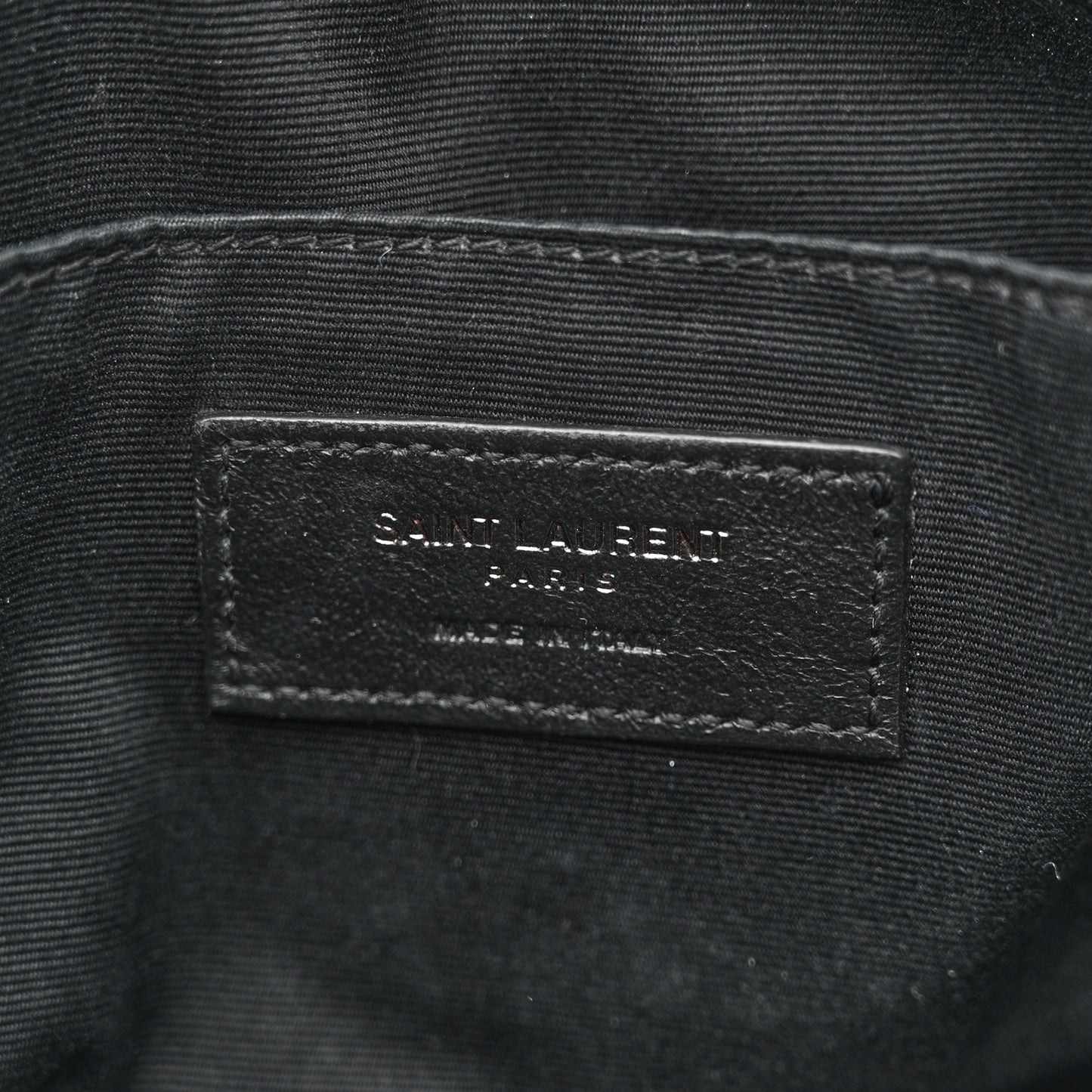 Calfskin Matelasse Monogram Monochrome Lou Camera Bag Black