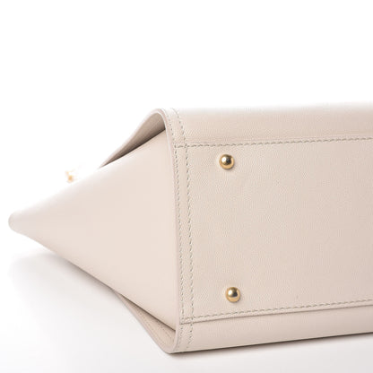 Chanel Caviar Small Studded Deauville Tote Ivory 10 of 15