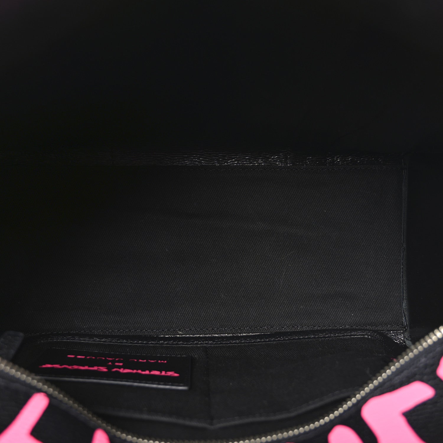 Marc Jacobs X STEPHEN SPROUSE Grained Calfskin Medium The Tote Bag Pink 5 of 9