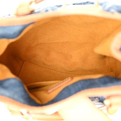 Louis Vuitton Monogram Denim Pleaty Blue 5 of 13