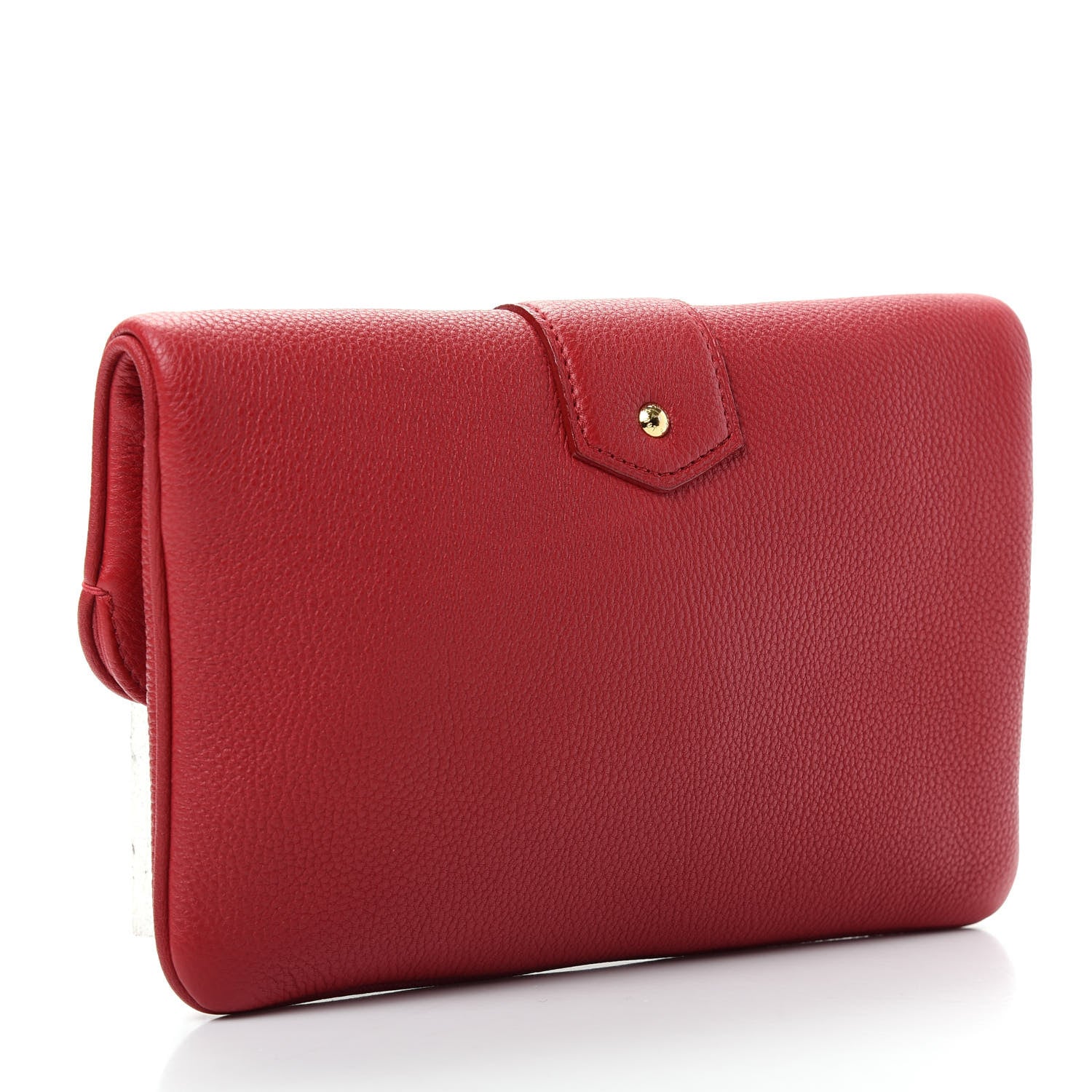 Louis Vuitton Calfskin Sofia Coppola Slim Clutch MM Cherry 2 of 7
