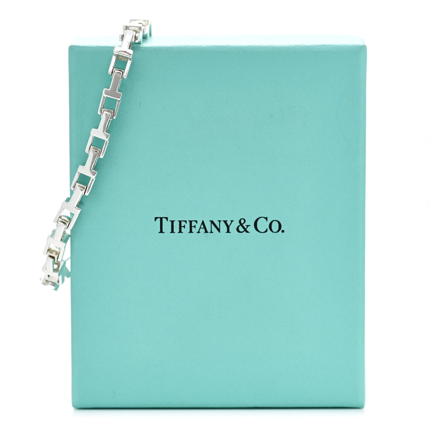 Sterling Silver Narrow T Chain Bracelet