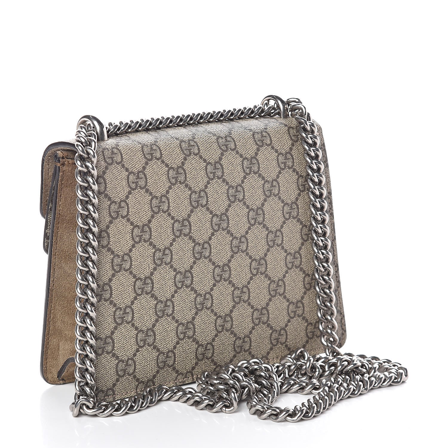 Gucci GG Supreme Monogram Mini Dionysus Shoulder Bag Taupe 3 of 9