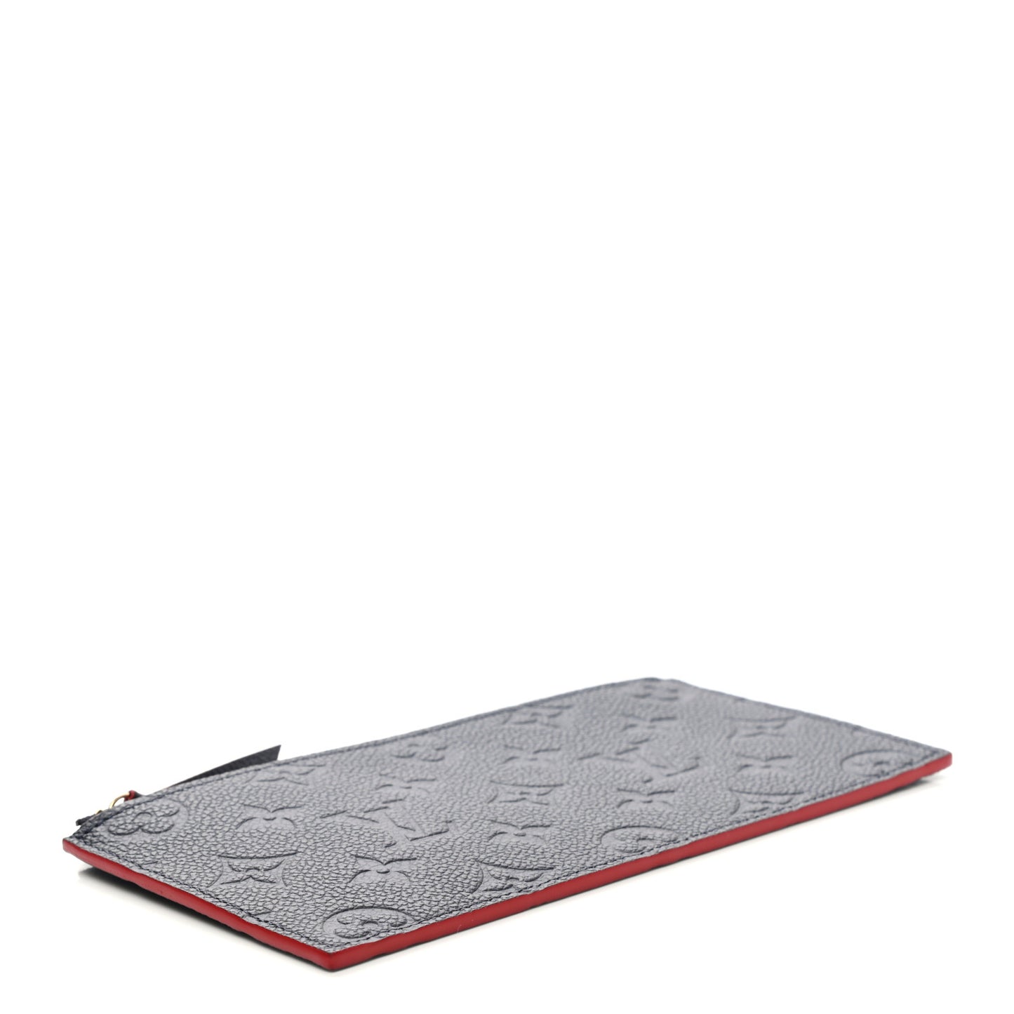 Empreinte Felicie Chain Wallet Zippered Insert Marine Rouge