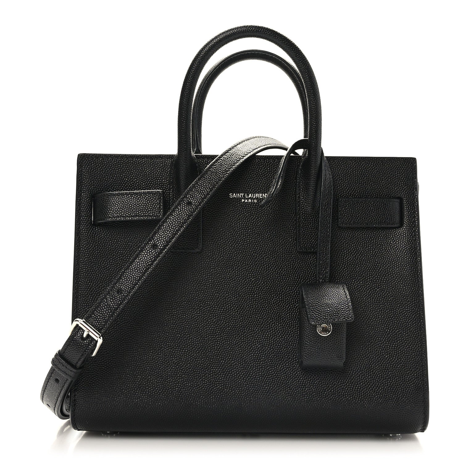 Saint Laurent Grain de Poudre Nano Sac De Jour Black 1 of 9