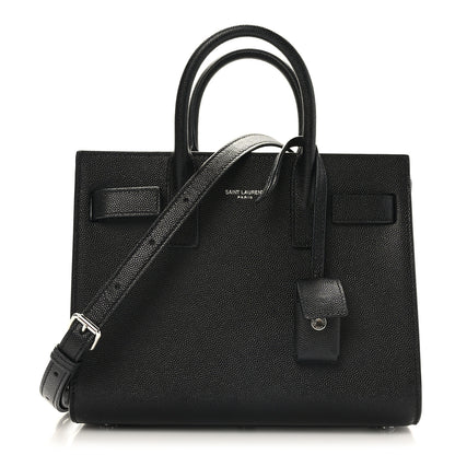 Saint Laurent Grain de Poudre Nano Sac De Jour Black 1 of 9