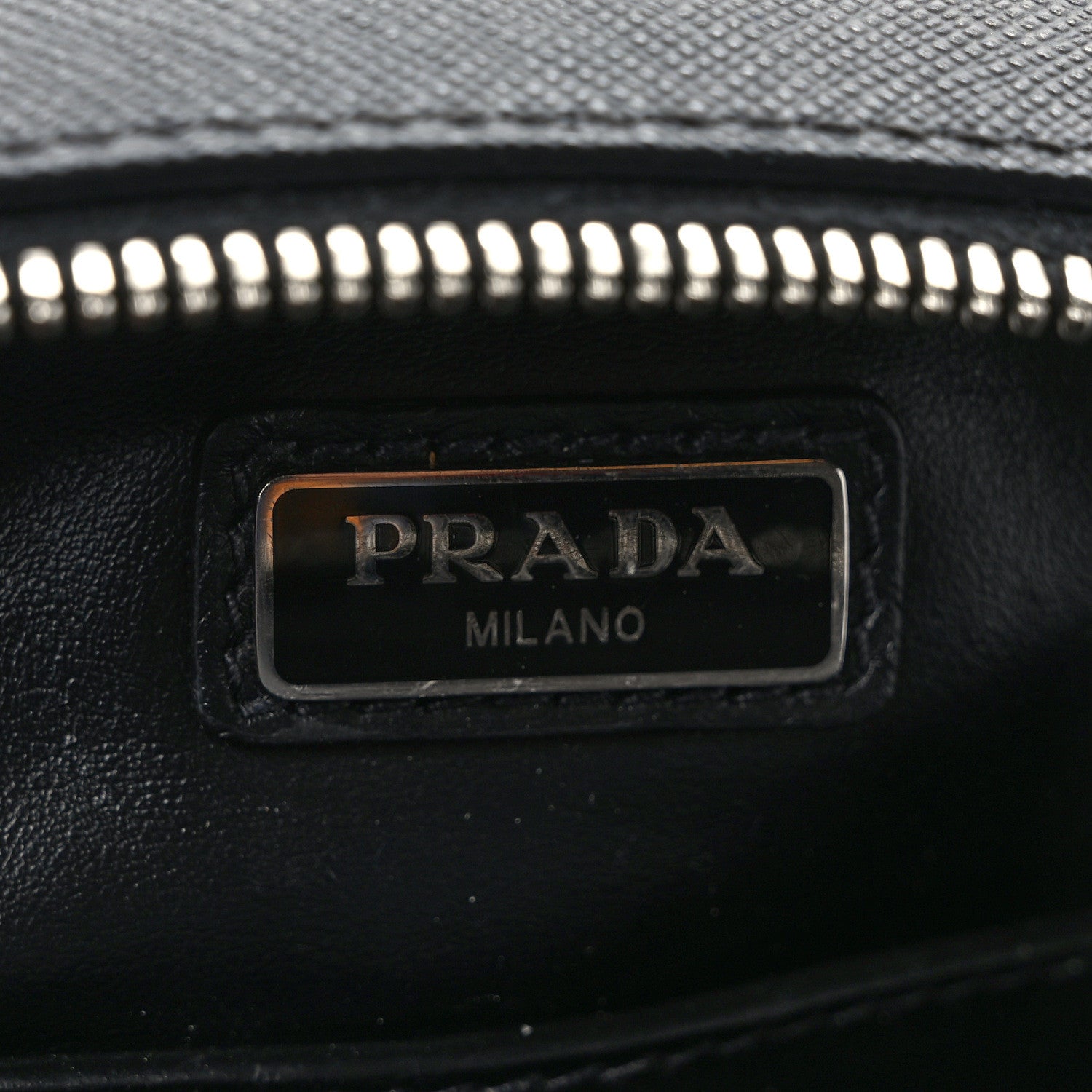 Prada Saffiano Harness Crossbody Travel Pouch Black 6 of 10