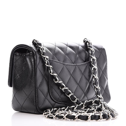 Chanel Caviar Quilted Mini Rectangular Flap Black 3 of 8