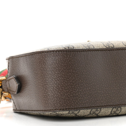Gucci GG Supreme Monogram Web Neo Vintage Shoulder Bag Beige New Acero Crop 8 of 10