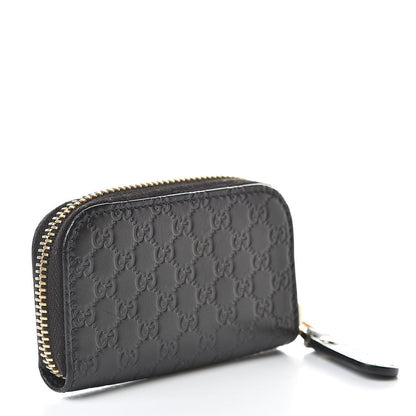 Gucci Microguccissima Zip Around Card Case Black 3 of 10