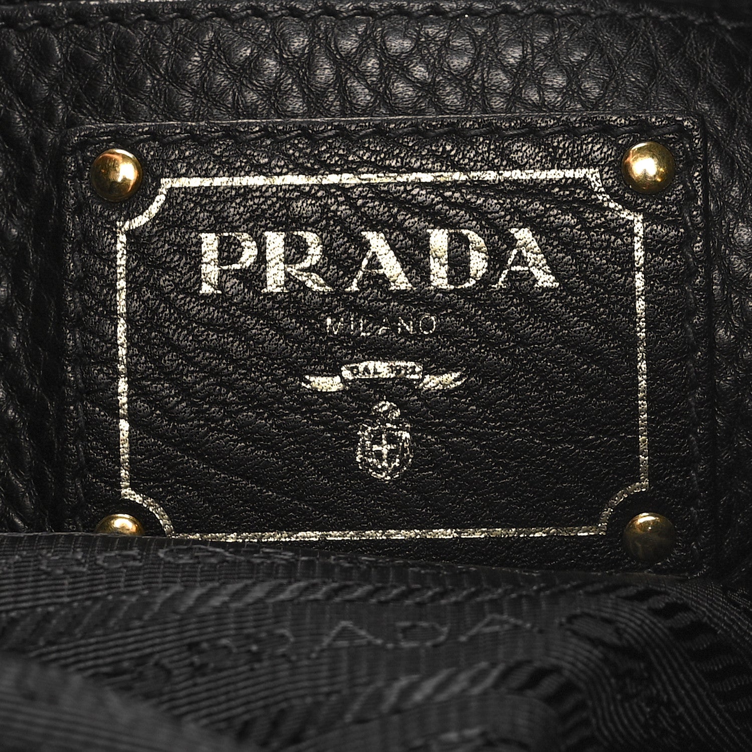 Prada Vitello Daino Hobo Black 6 of 10