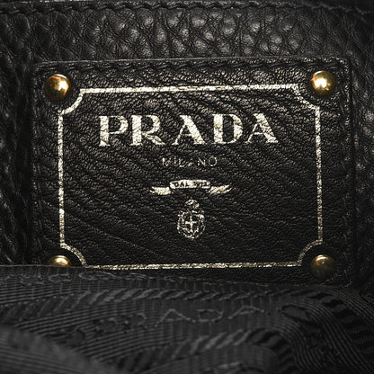 Prada Vitello Daino Hobo Black 6 of 10