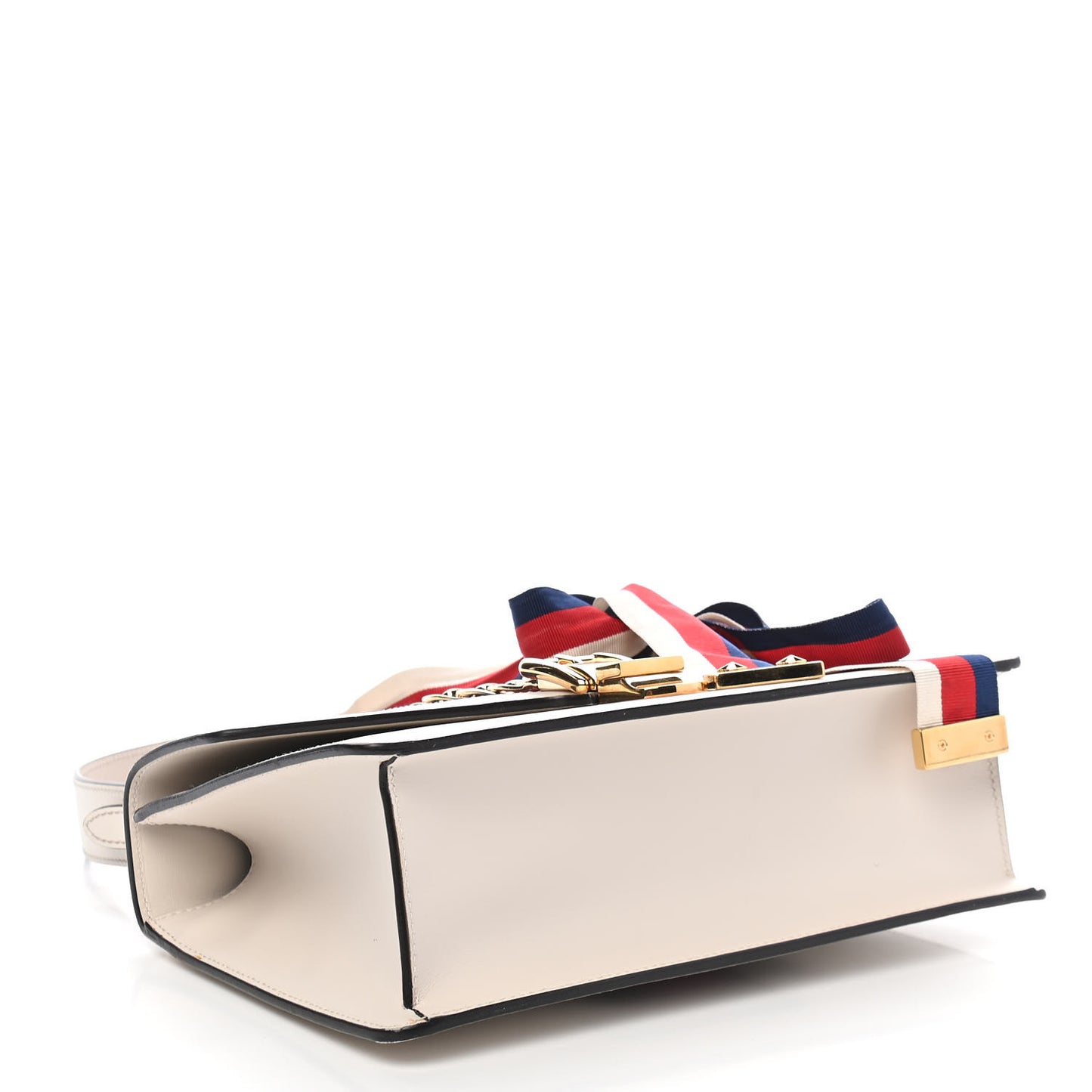 Calfskin Small Sylvie Shoulder Bag White