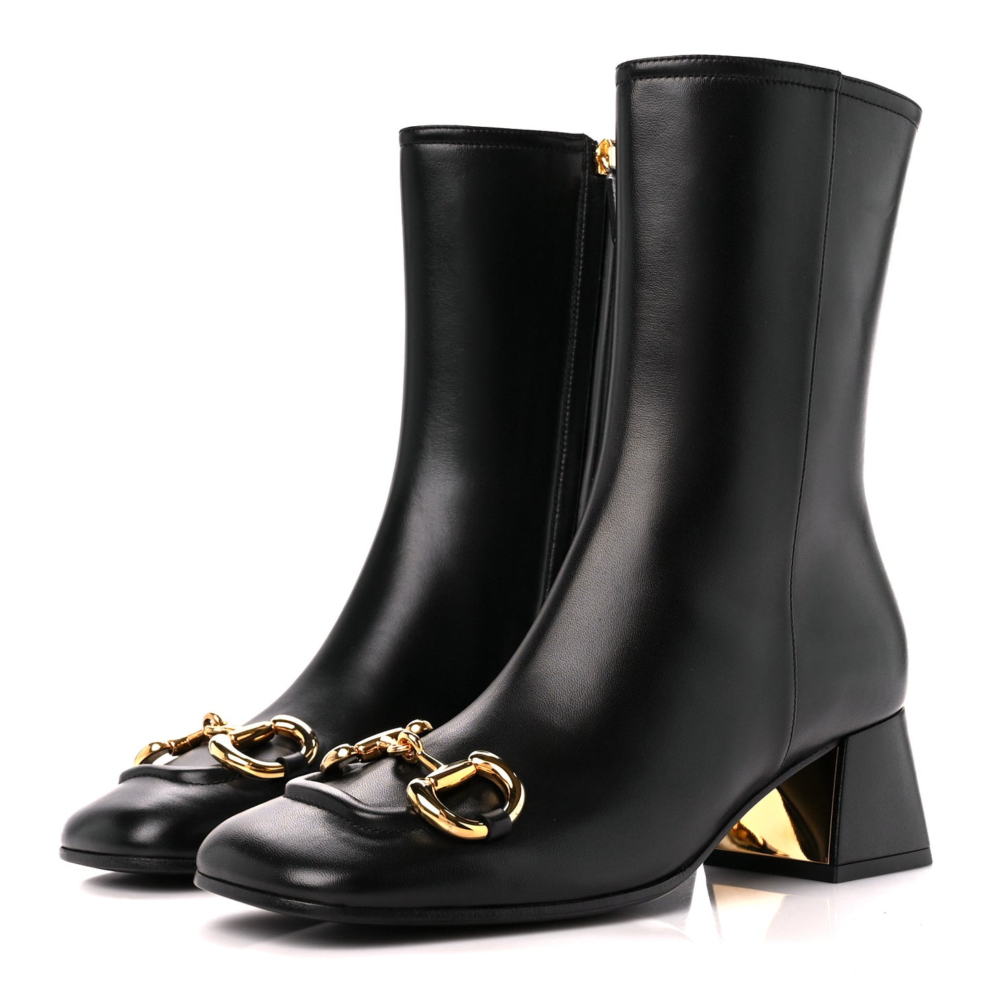 Nappa Charlotte Horsebit 55mm Ankle Boots 35.5 Black