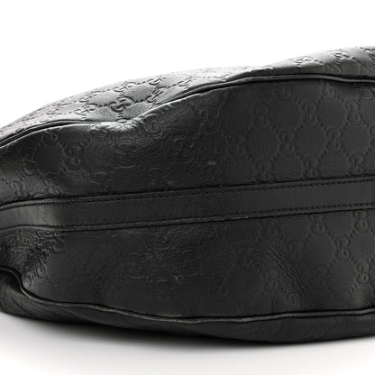 Gucci Guccissima Large GG Twins Hobo Black 10 of 11